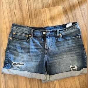 Levi's Blue Jean Shorts Distressed Cut-Offs